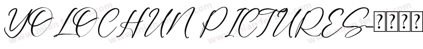 YOLOCHUN PICTURES字体转换